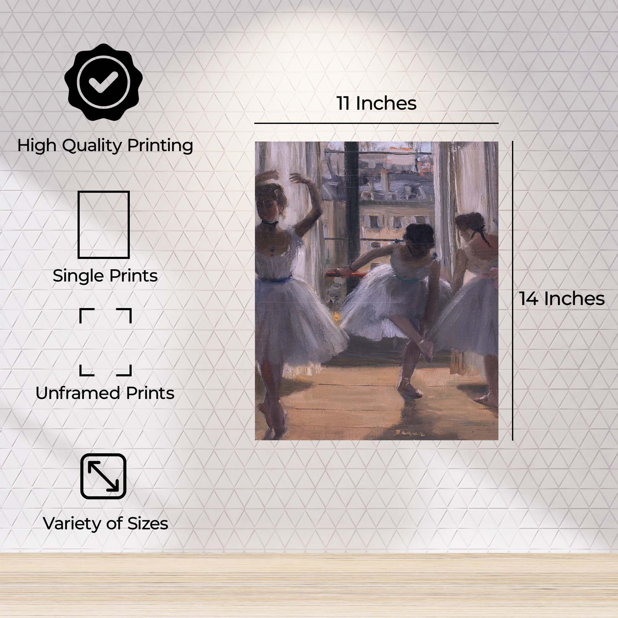 Amazon.com: InkFlow Posters Elegant Ballet Canvas Poster - Soft