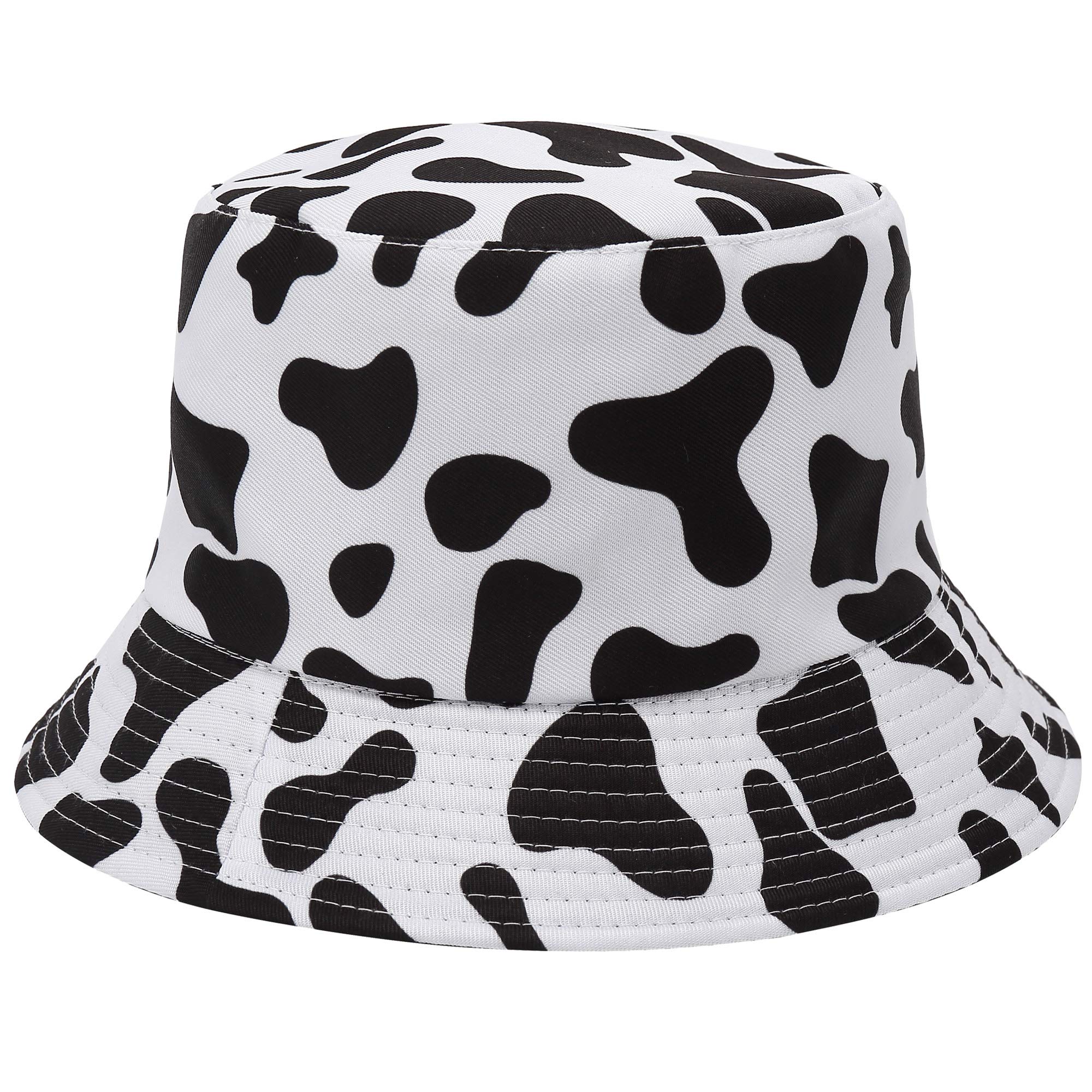 MimfutuBucket Hat for Women Girls, Double-Side-Wear Reversible Fisherman Beach Sun Hats