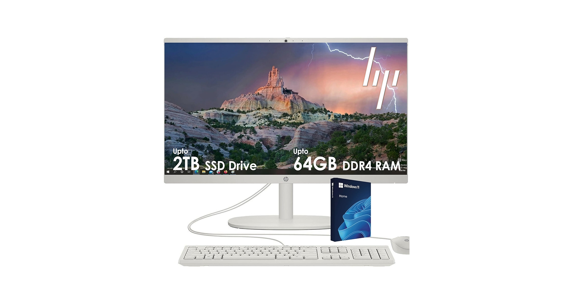 Amazon.com: HP All-in-One Desktop PC| 8GB RAM| 128GB PCIe