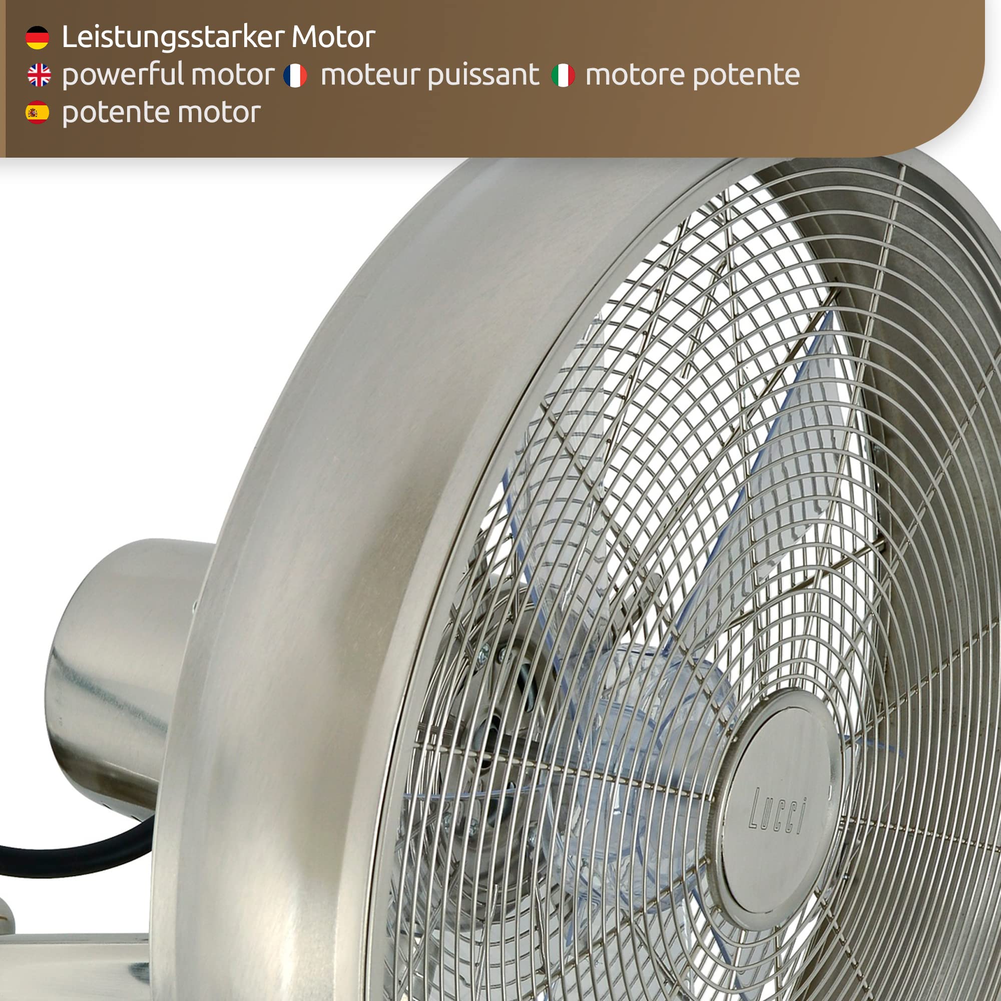 Ventilateur mural Breeze, Ø 41 cm, blanc