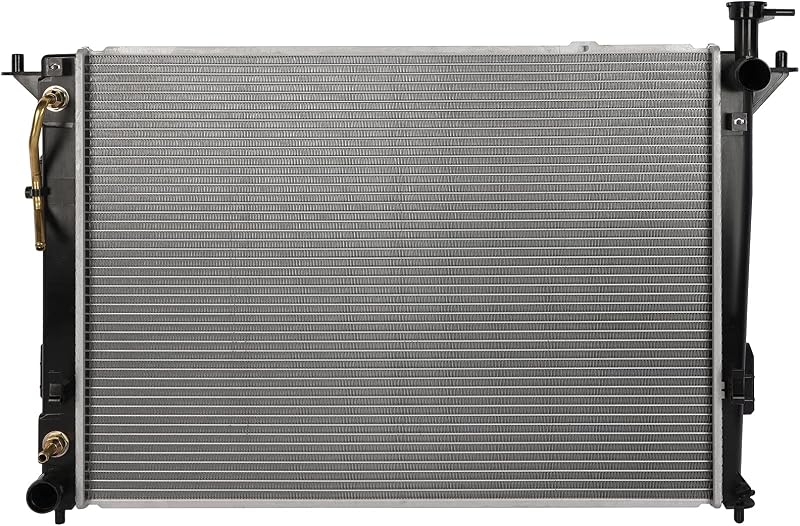 Radiador de alumínio SCITOO 13194 para Hyundai Santa Fe, Santa Fe Sport, Santa Fe XL e Kia Sorento
