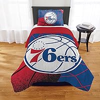 Vista 45 de Juego de edredón con licencia oficial de la NBA de Boston Celtics de Northwest – Ropa de cama con logotipo del equipo de la NBA – Juego de cama