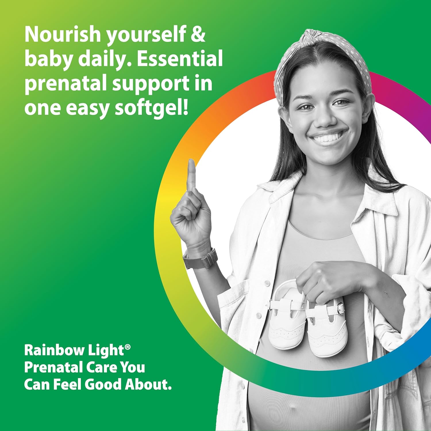 Rainbow Light Prenatal DHA Vitamins for Women | 180 Softgels | Ultra Omega 3 Fish Oil (EPA & DHA) | Supports Brain & Eye Health for Mom and Baby | for Pregnancy & Nursing