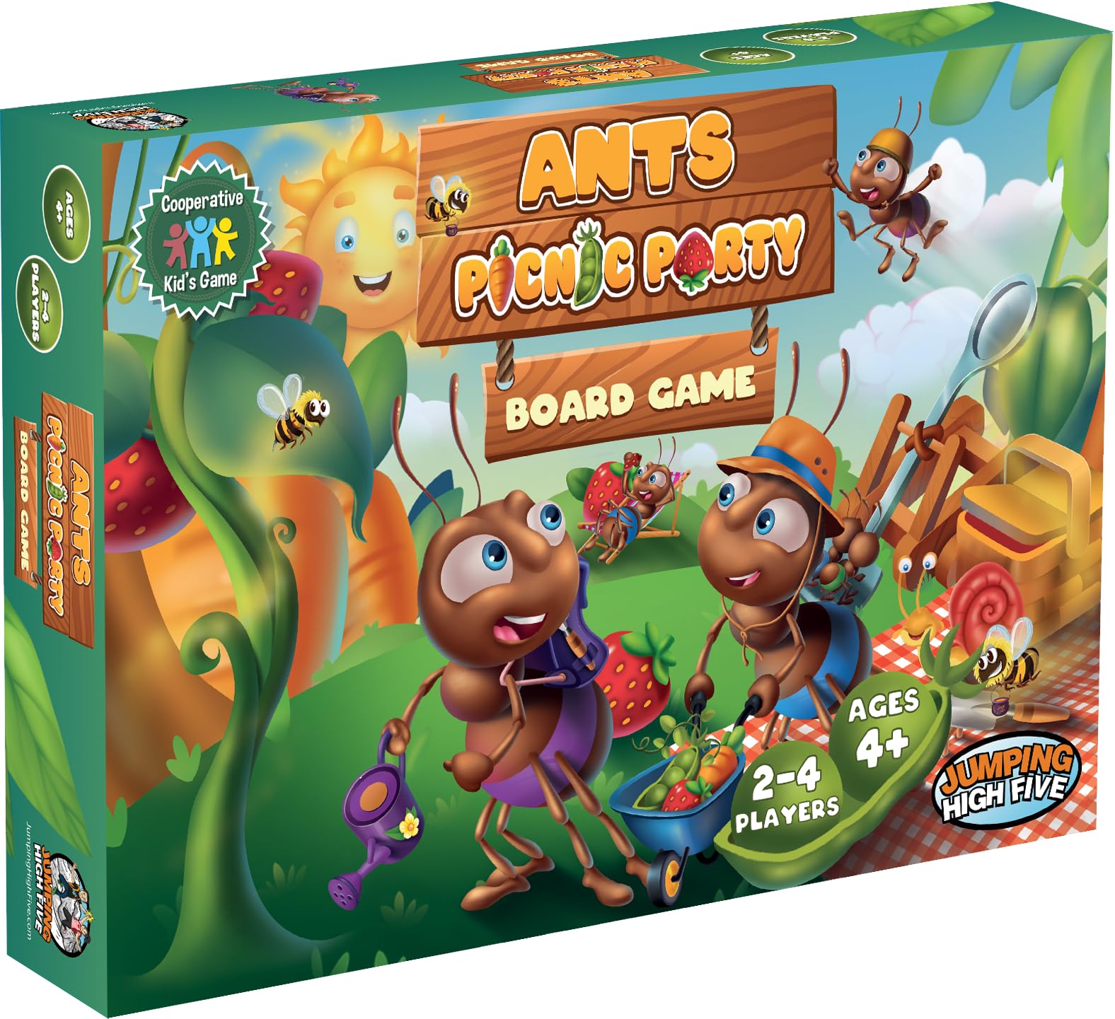 Ants Picnic Party Board Game! Childrens Cooperative Garden Bug Picnic Game for Kids Ages 4 and Up, Learn New Skills Through Play, Perfect for Family Game Night