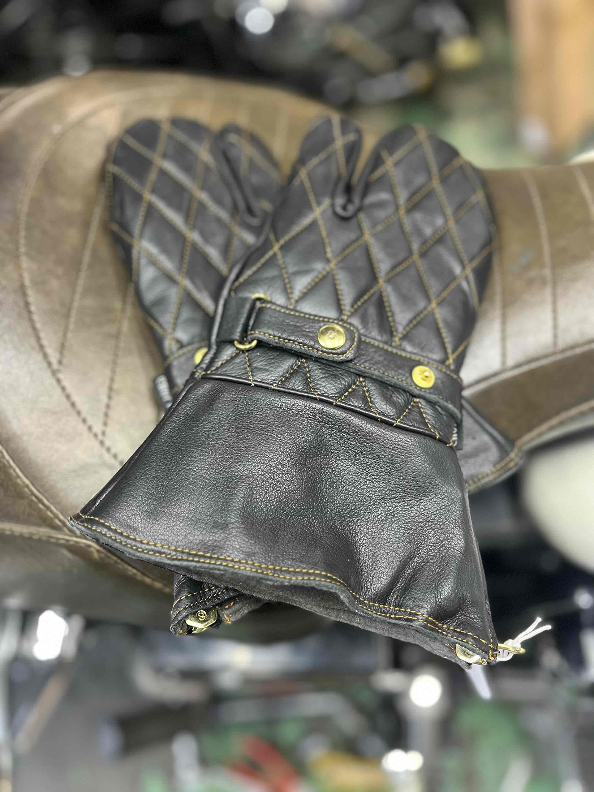 Amazon | CHOPPERS STRONGガントレット M 牛革・バイクグローブ glb-04