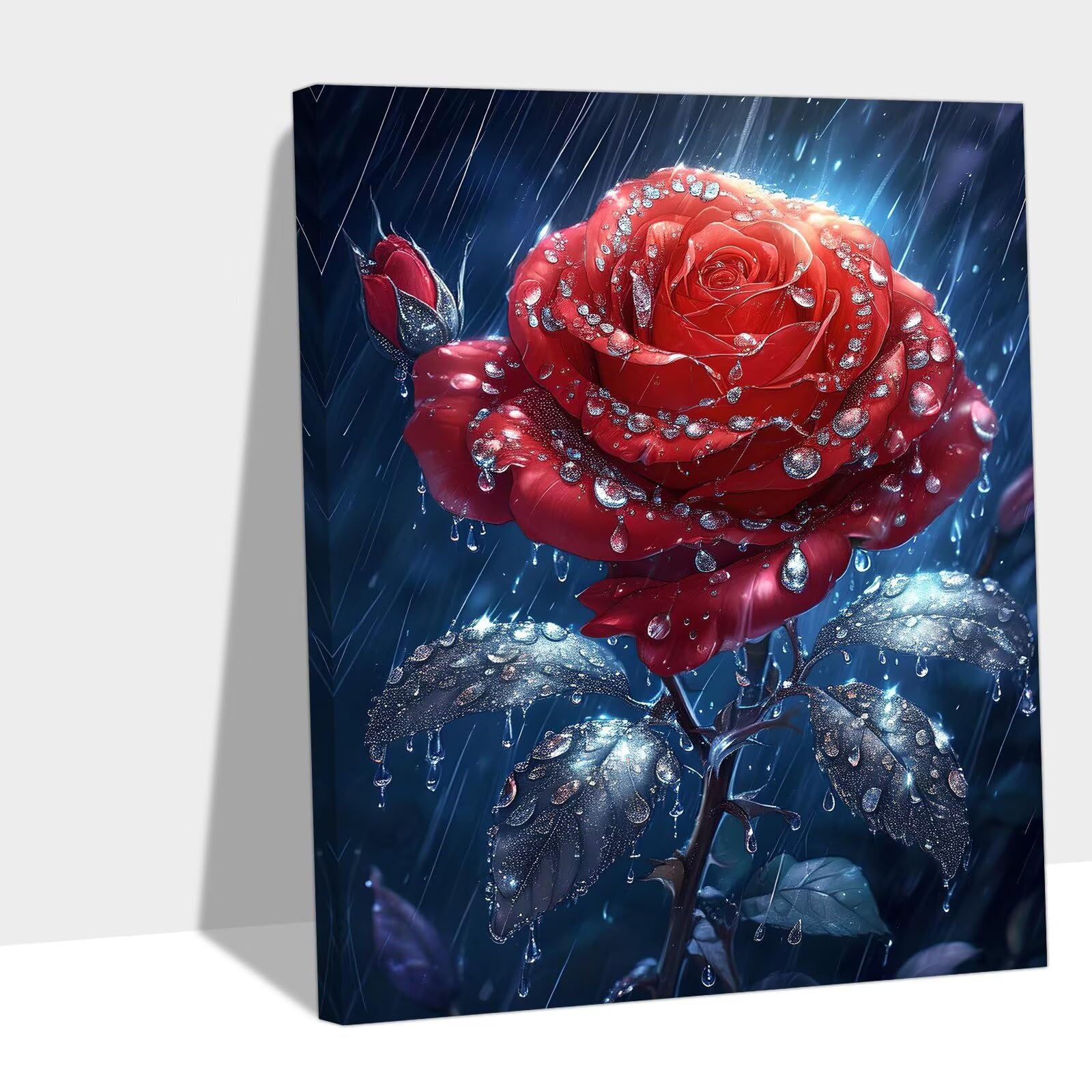 Amazon.co.jp: ダイヤモンドアート 薔薇 ダイアモンドビーズ絵画キット