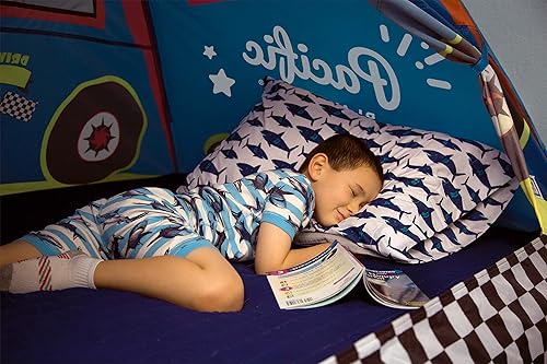 Miniatura 5 de Pacific Play Tents 19710 Rad Racer - Tienda de campaña para niños, tamaño individual, color amarillo