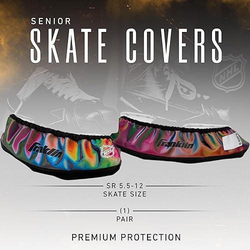 Miniatura 2 de Franklin Sports Ice Skate Blade Cover - Guardia Skate - Protectores para Patines de Hockey - NHL - Patines sobre hielo