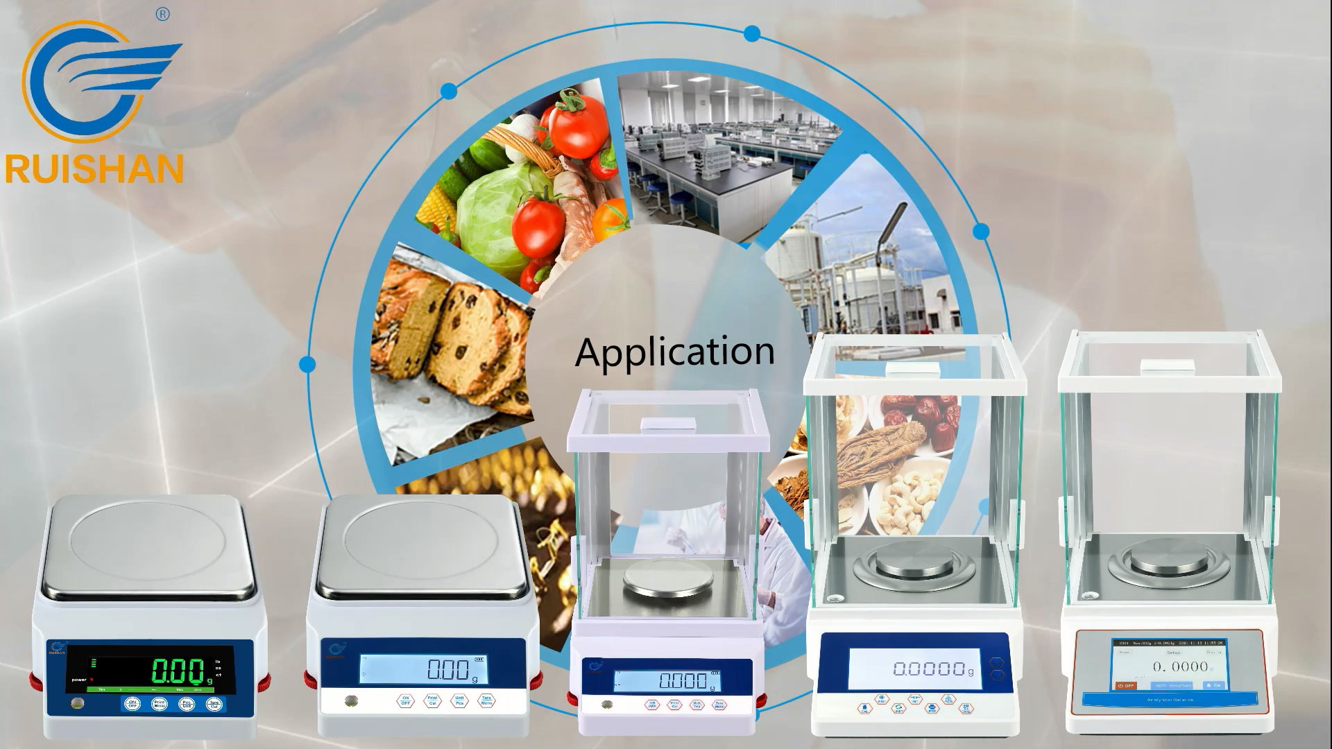 Image of Large Range Postal Scale 10kg x 0.1g Precision Lab Balance - Grain /Gram Scientific Scale Calibrated Industrial Laboratory Weighing and Counting Table Top