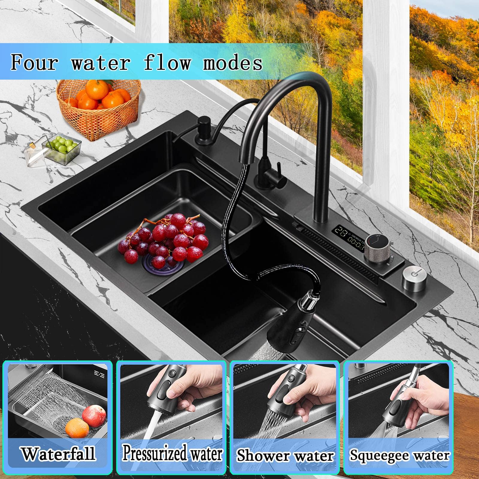 Delinia Leroy Merlin Grifo Extraible Grifo De Cocina Monomando