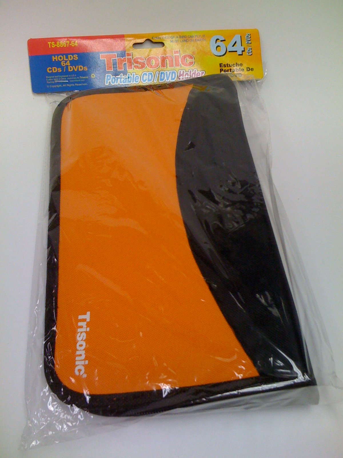 New 64 DVD/CD Case Storage Wallet Media Space Savers