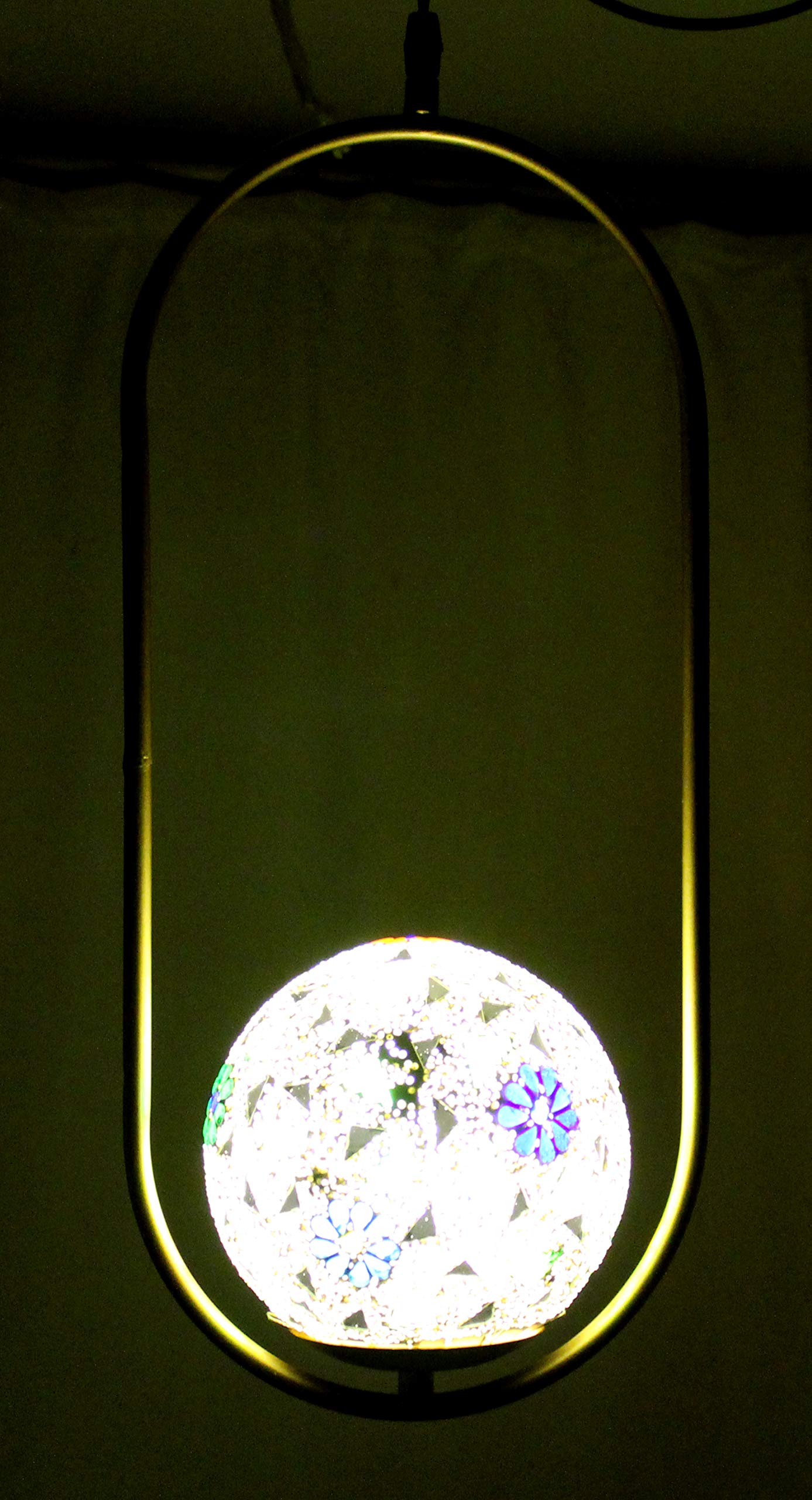 GAUVIK- Round Golden Cage Cluster Ceiling Light (Bulb not Included) (HL2)