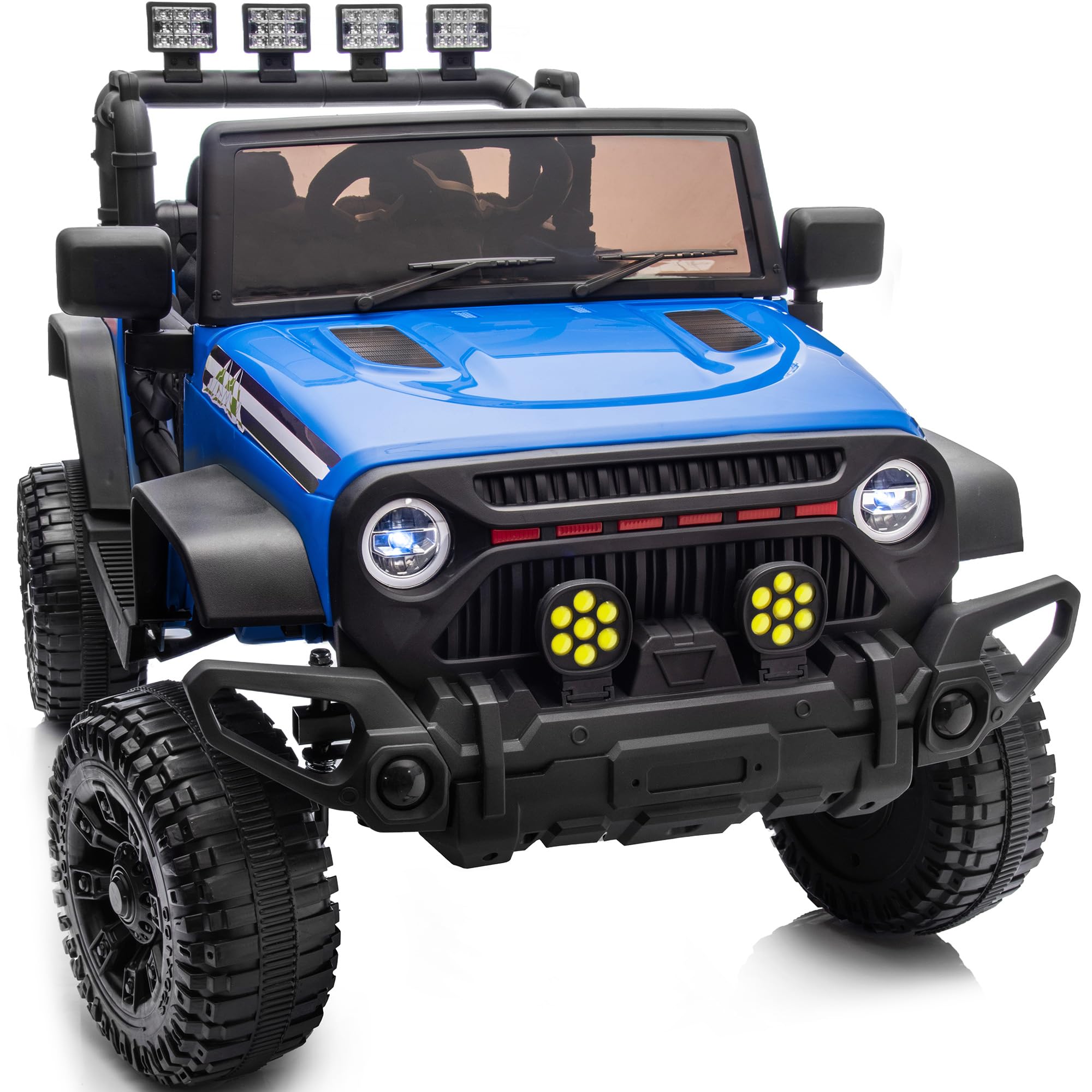 24V Ride on Toy Car, Kids Electric Vehicle 24 Volt Kids Ride on Car w/Remote Control, 3 Speeds – Blue