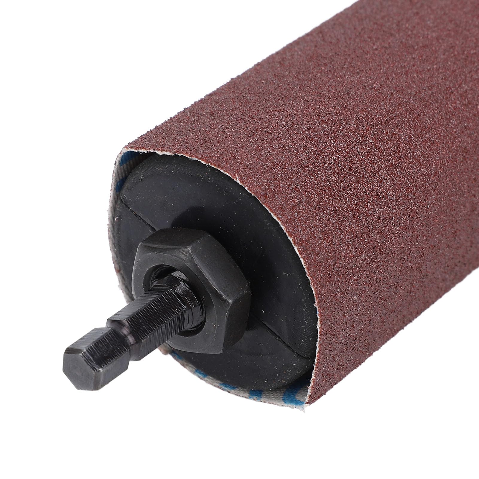 Set di manicotti per tamburo abrasivo 10 pezzi Utensile per levigatura per legno in allumina Attacco per trapano per legno Metallo Plastica Levigatura Mandrino da 1,5 pollici di