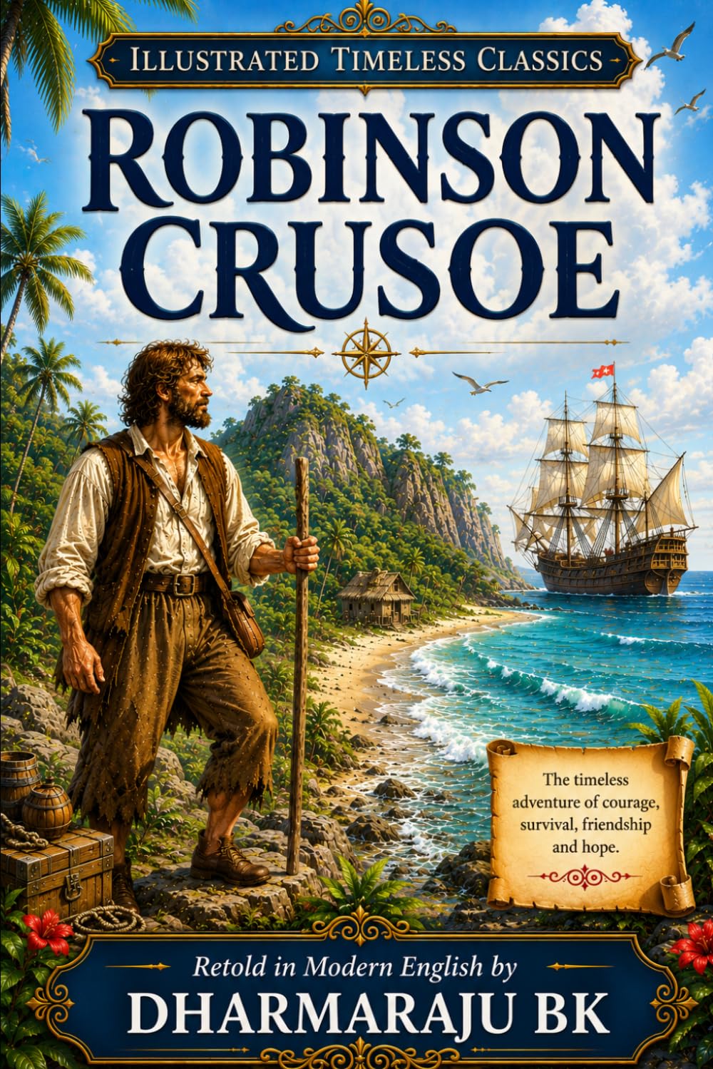 Robinson Crusoe: Illustrated Timeless Classics
