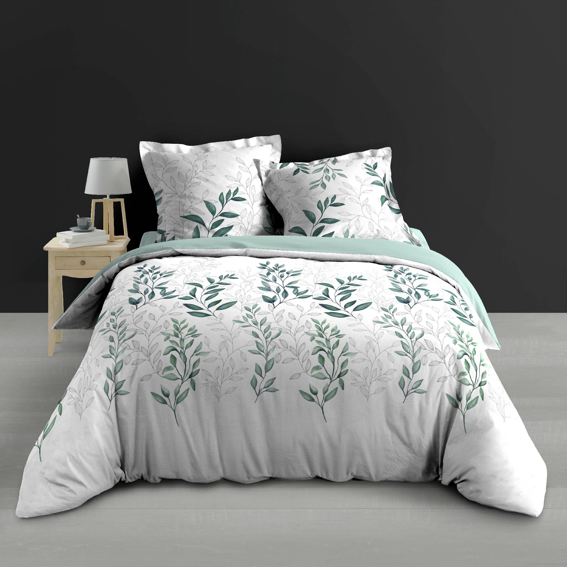 Douceur d'Intérieur, Wendy 3-Piece Bedding Set (260 x 240 cm) Cotton Percale
