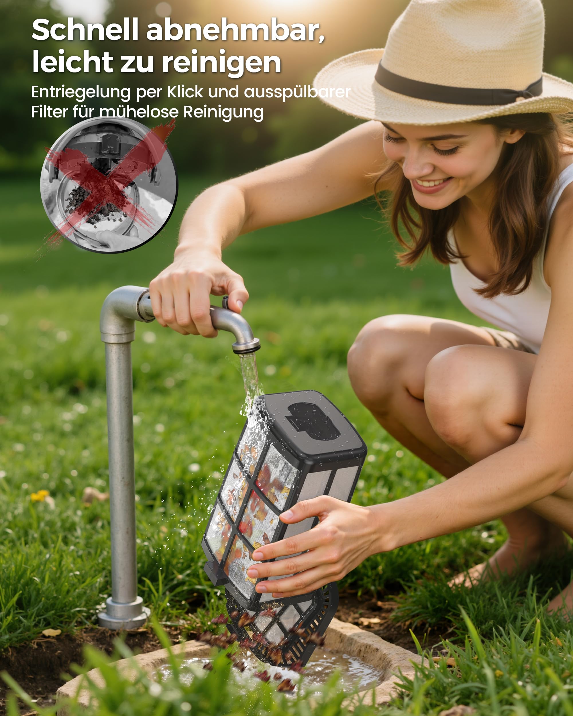 2026 Upgrade Poolsauger Akku,Pool Handsauger Mit Betriebsdauer Bis Zu 70 Minuten, 250cm Verlängerungsstangen,Poolreiniger Mit 180μm Filter,Ideal für Aufstellpool & Einbaupool, Spas, Whirlpools, Weiß