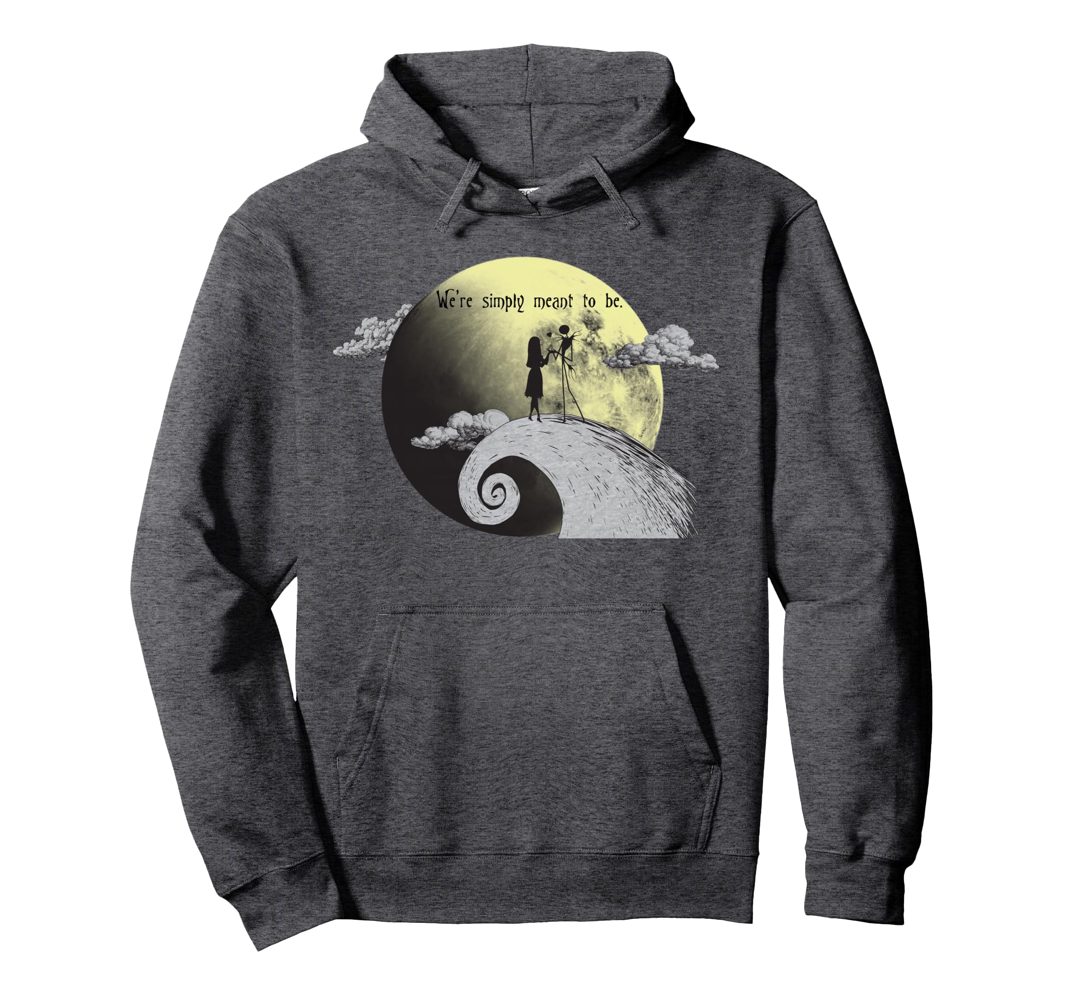 Sweat à capuche Jack & Sally Nightmare Before Christmas, pull chaud contre le froid - 2