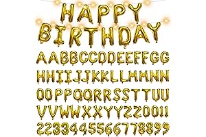 DIY Personalized Birthday Balloons Letters Kit