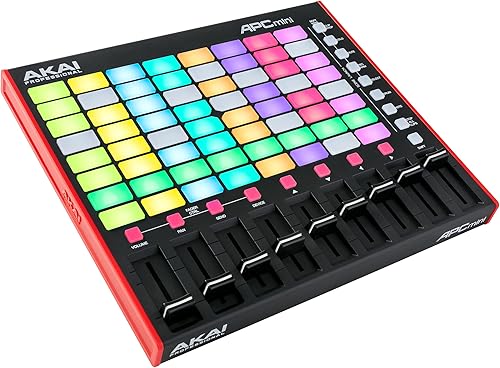 Miniatura 8 de Akai Professional APC Mini MK2 - Controlador USB MIDI Pad para lanzamiento de clips con Ableton Live Lite, 64 almohadillas RGB, modo de tambor y