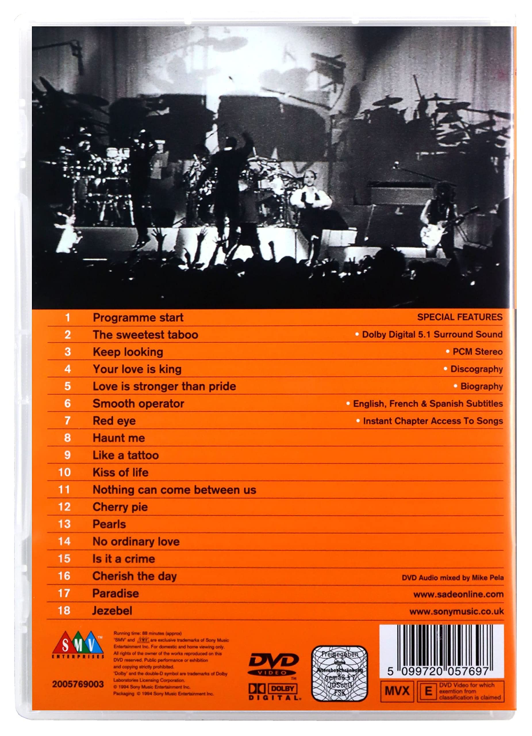 Sade : Live