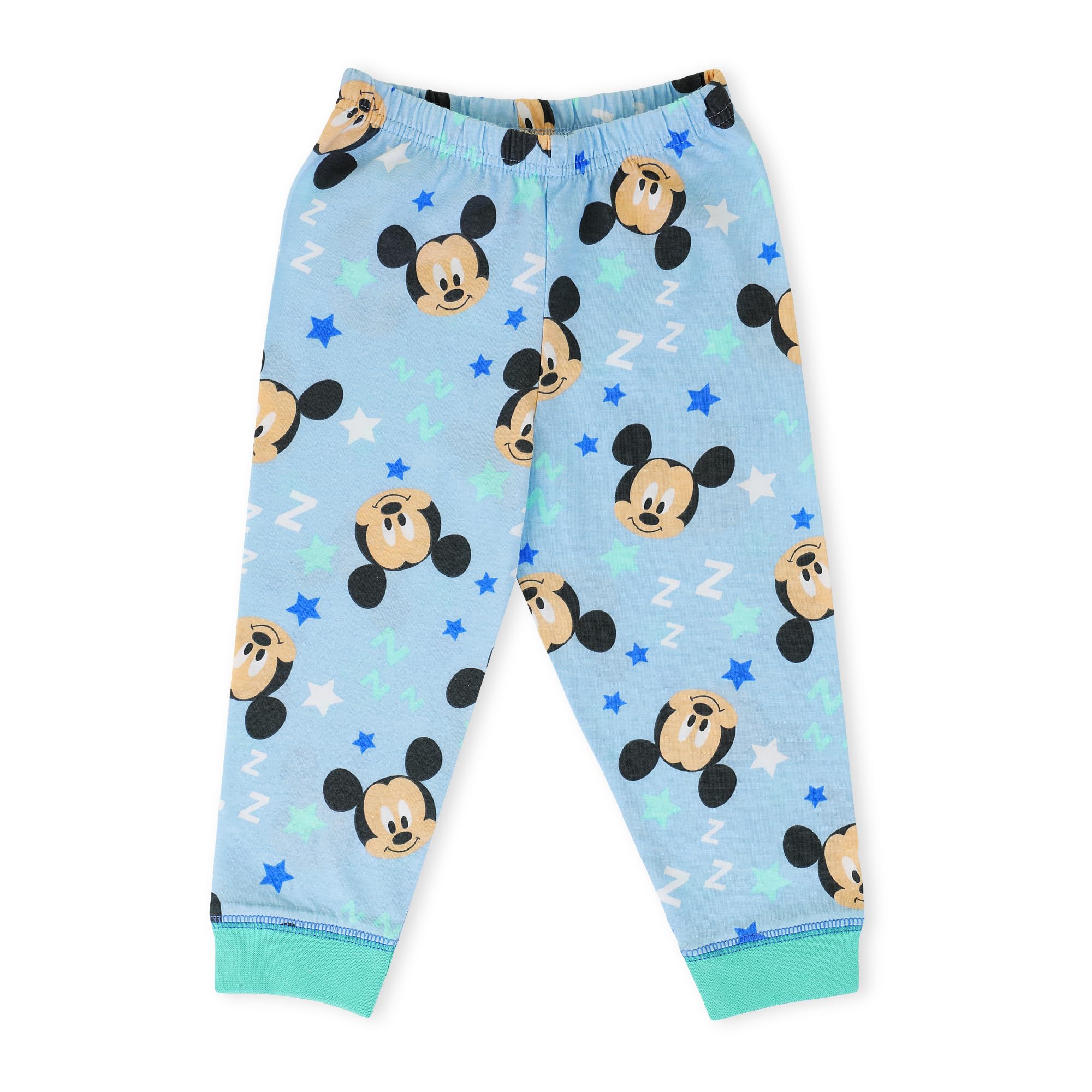 Disney Pigiama per bambini, motivo: Topolino, 2 pezzi, in cotone, per bambini e bambine