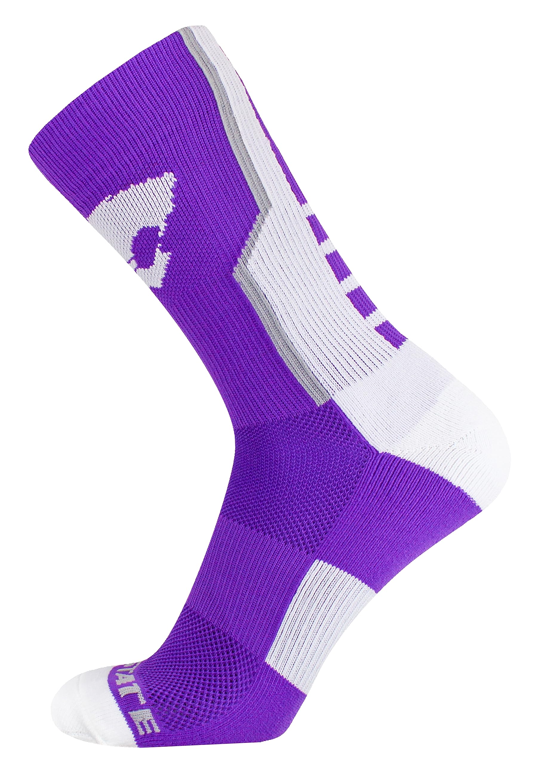 donegal bay NCAA Kansas State Wildcats Sport Socks, Purple, One Size