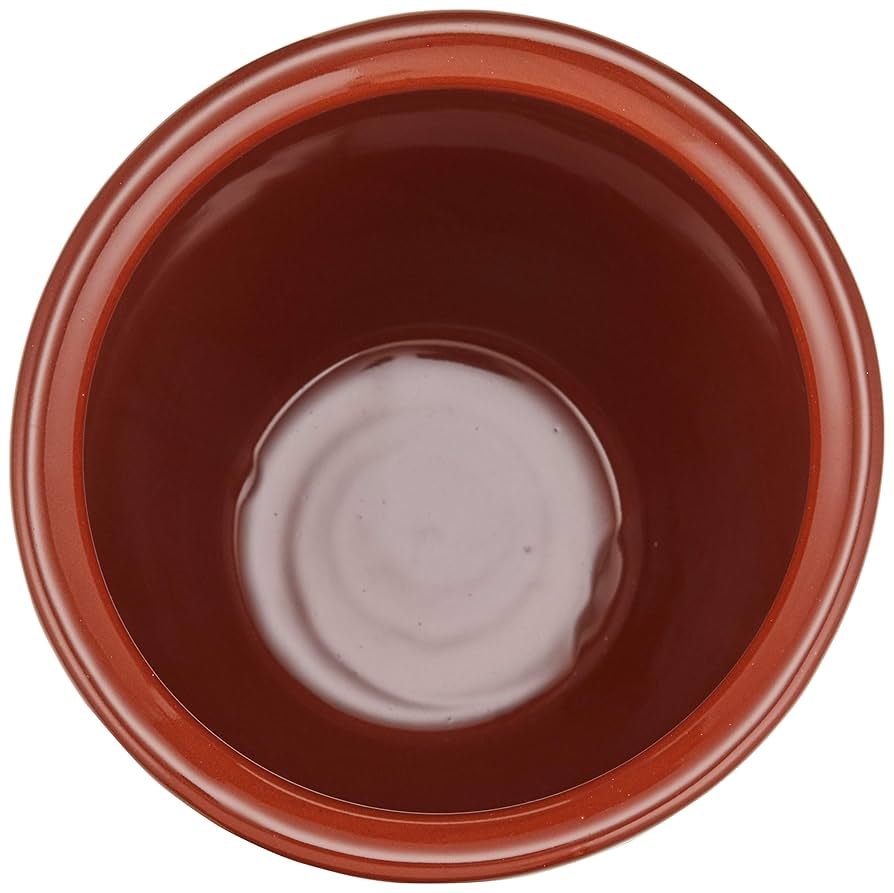 Amazon｜ヤマキイカイ(Yamakiikai) 漬物器 茶 3.6L 蓋付半胴瓶2