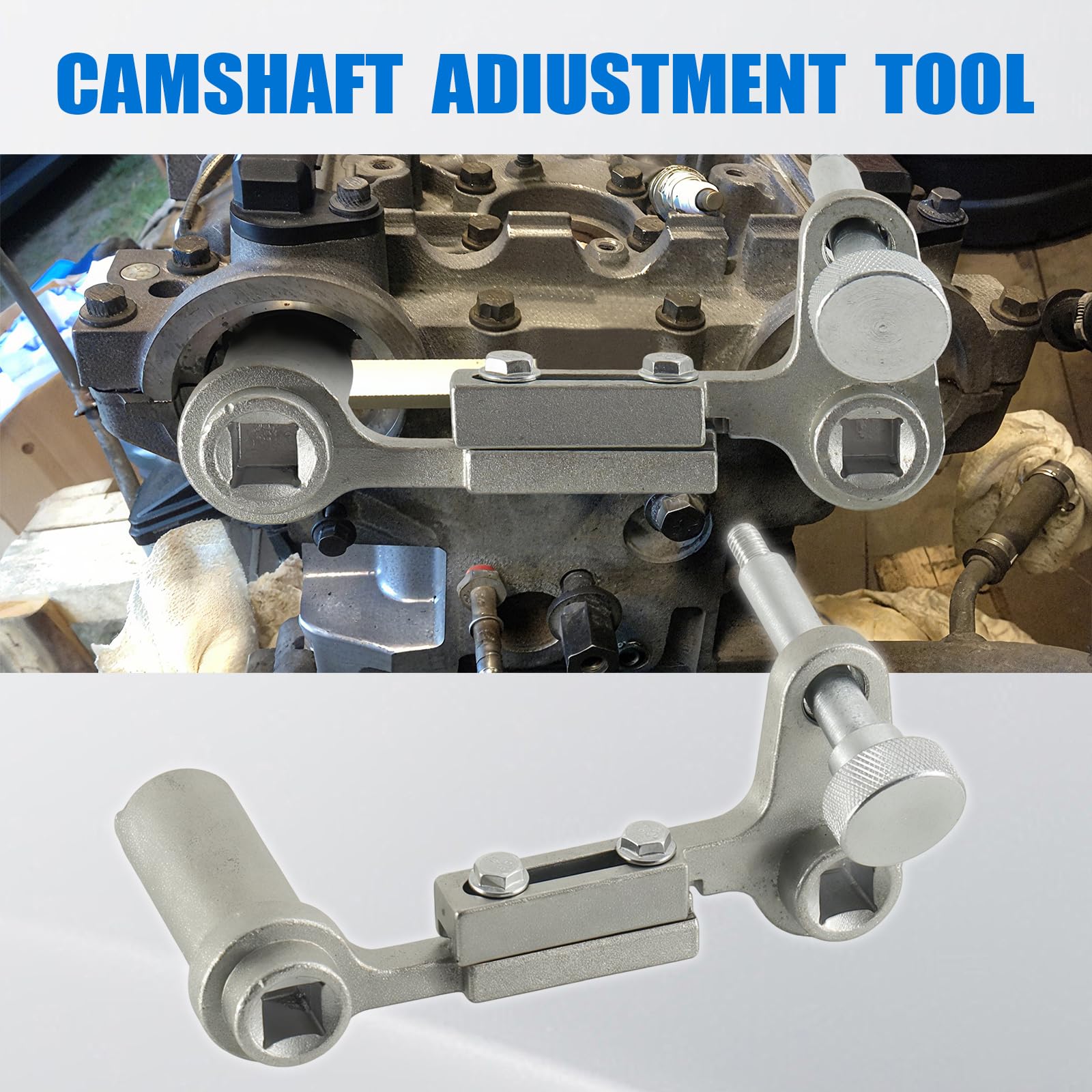 HEYOUTH Zahnriemen Werkzeug,Motor Einstellwerkzeug Kompatibel mit Volvo 2.0T Neue S60 S80 V60 V70 XC60 XC70 XC80 B4204 Nockenwellenverriegelung + Spannungsausgleich