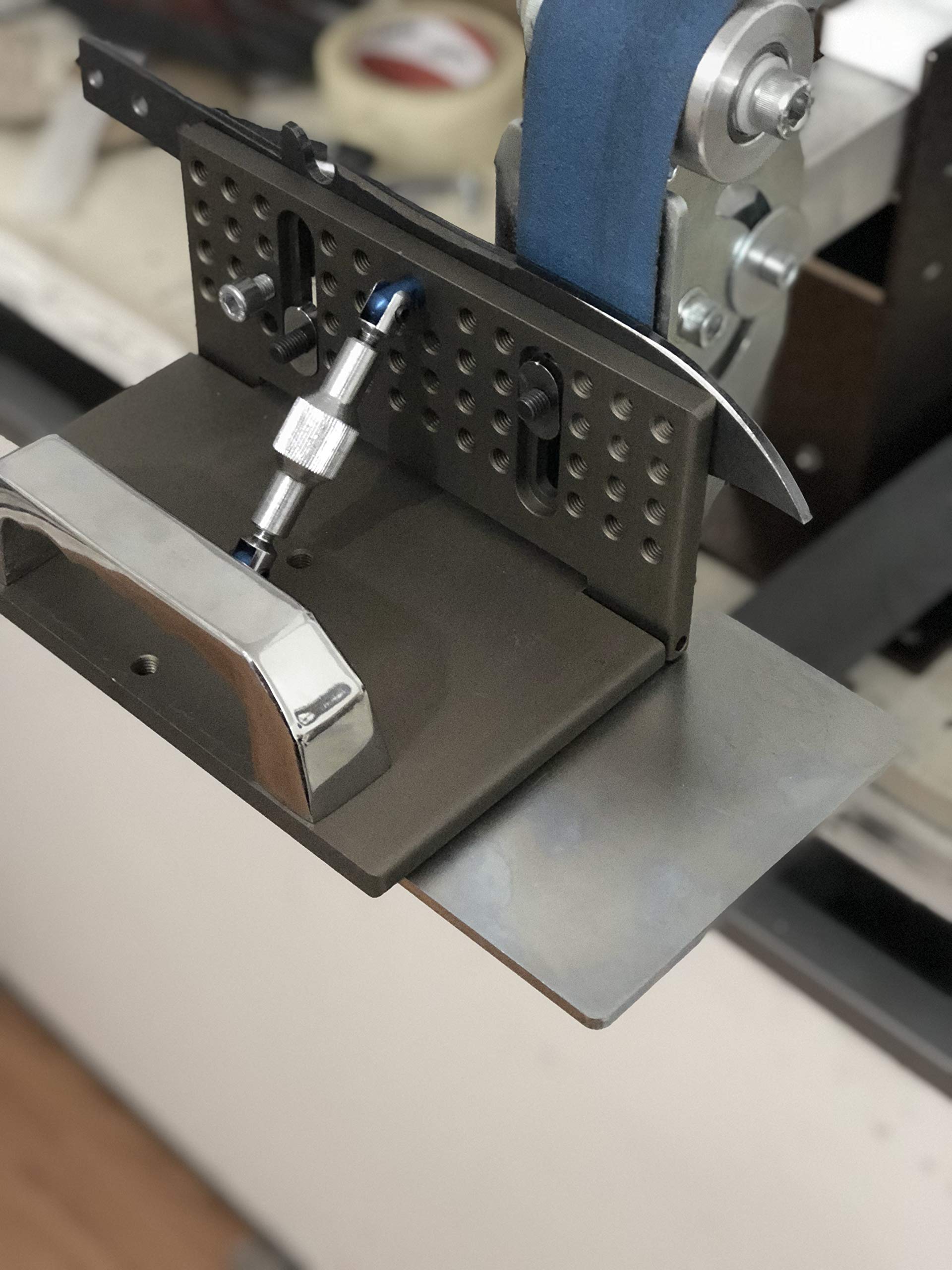 TR Maker Belt Grinder Knife Jig, Knife 