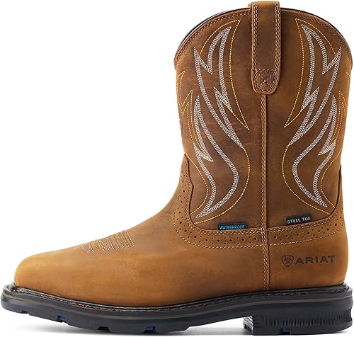 Miniatura 2 de ARIAT Sierra Shock Shield - Botas de trabajo impermeables con punta de acero para hombre