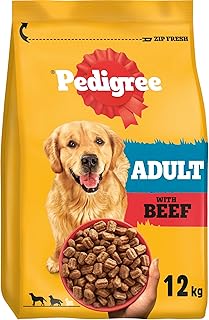 Pedigree Complete Dog Dry Food for Dogs with Beef and Vegetable 12 kg