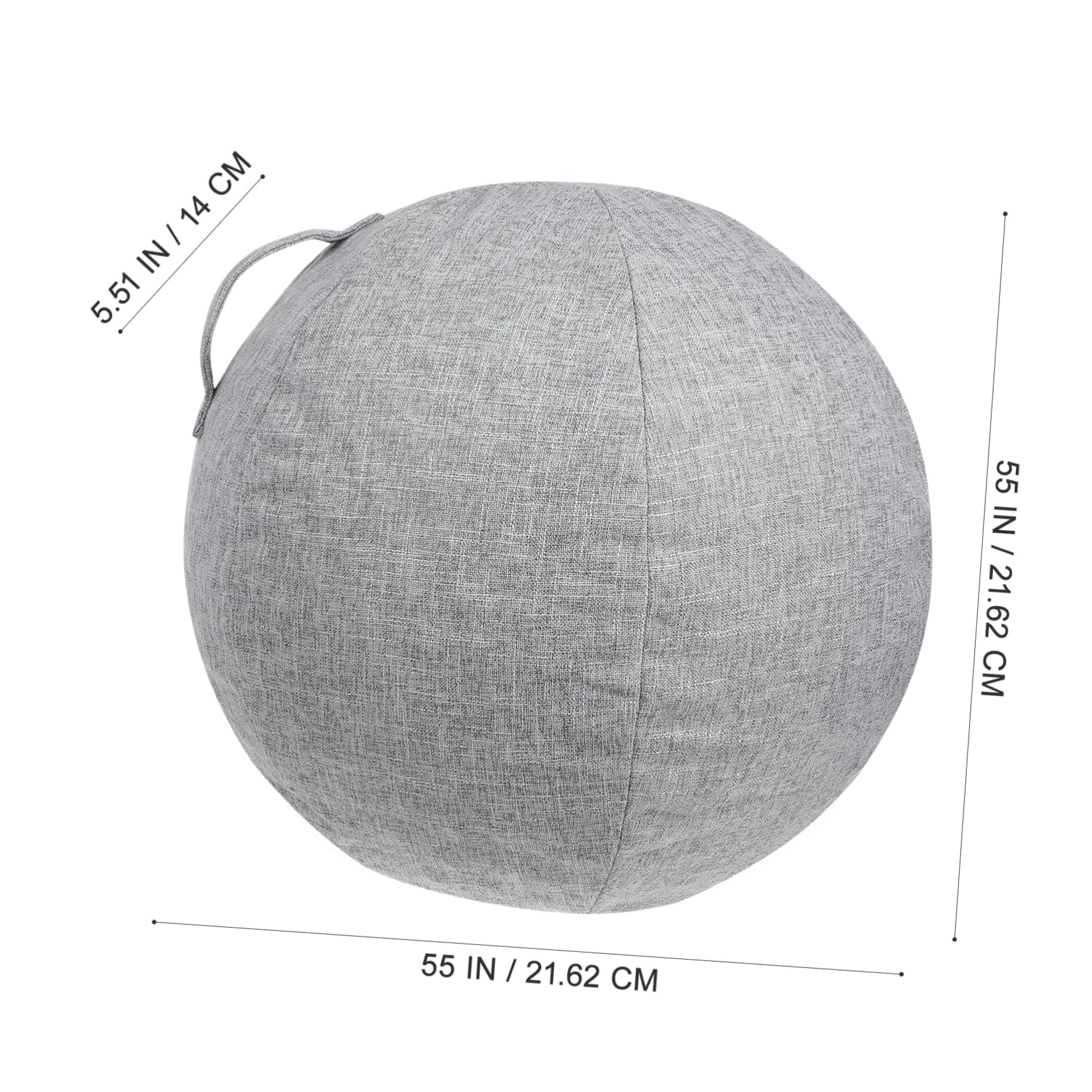 HOLIDYOYO Durable Portable Yoga Balls Sleeve Breathable Protective Cover for Yoga Balls Lightweight Easy to Wash Slip Design for Workouts and Fitness