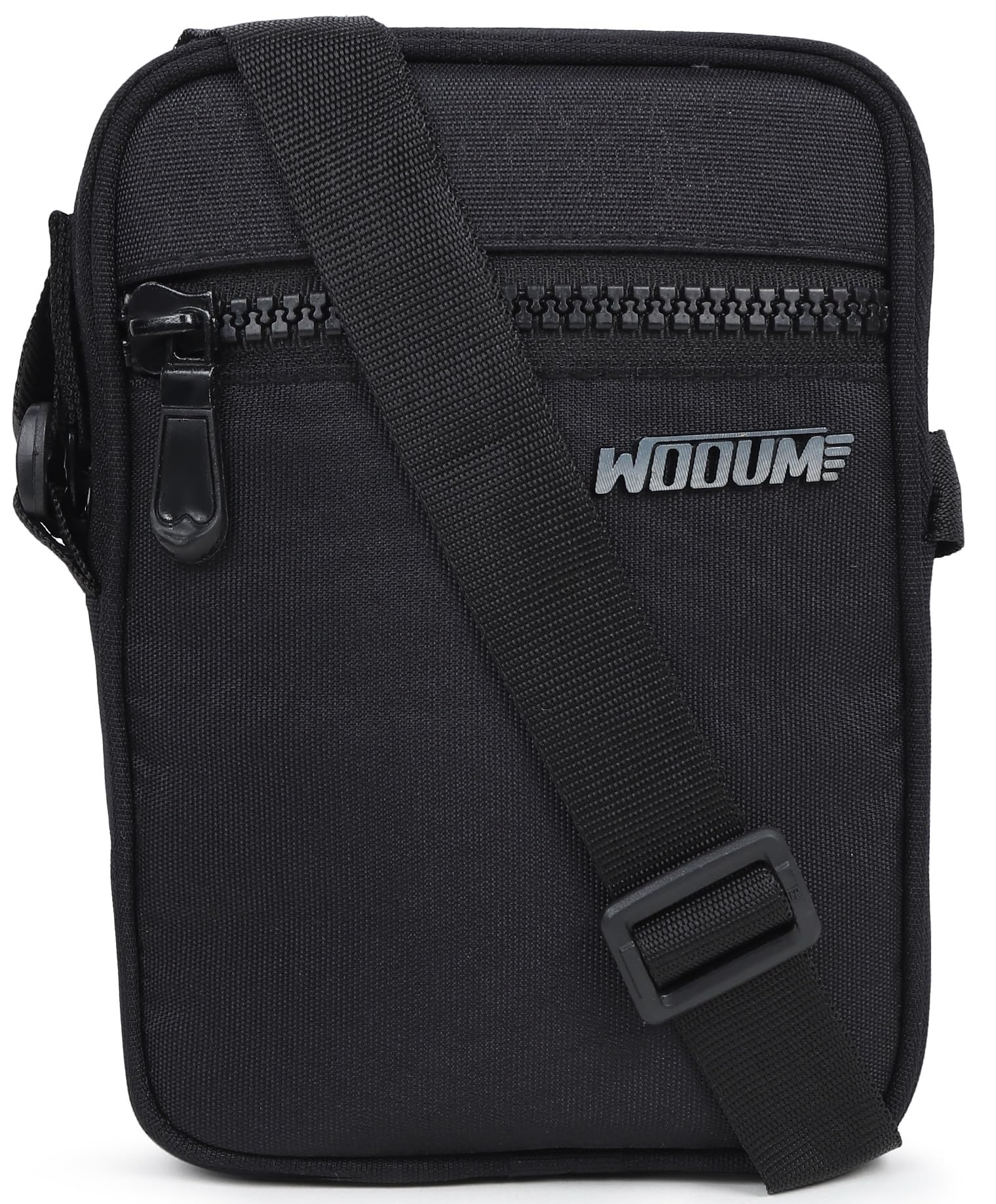 Wooum Small Size Cross Body Slim Travel Bag Mobile Pouch Sling Messenger Bag Shoulder Bag For Men And Women, Black