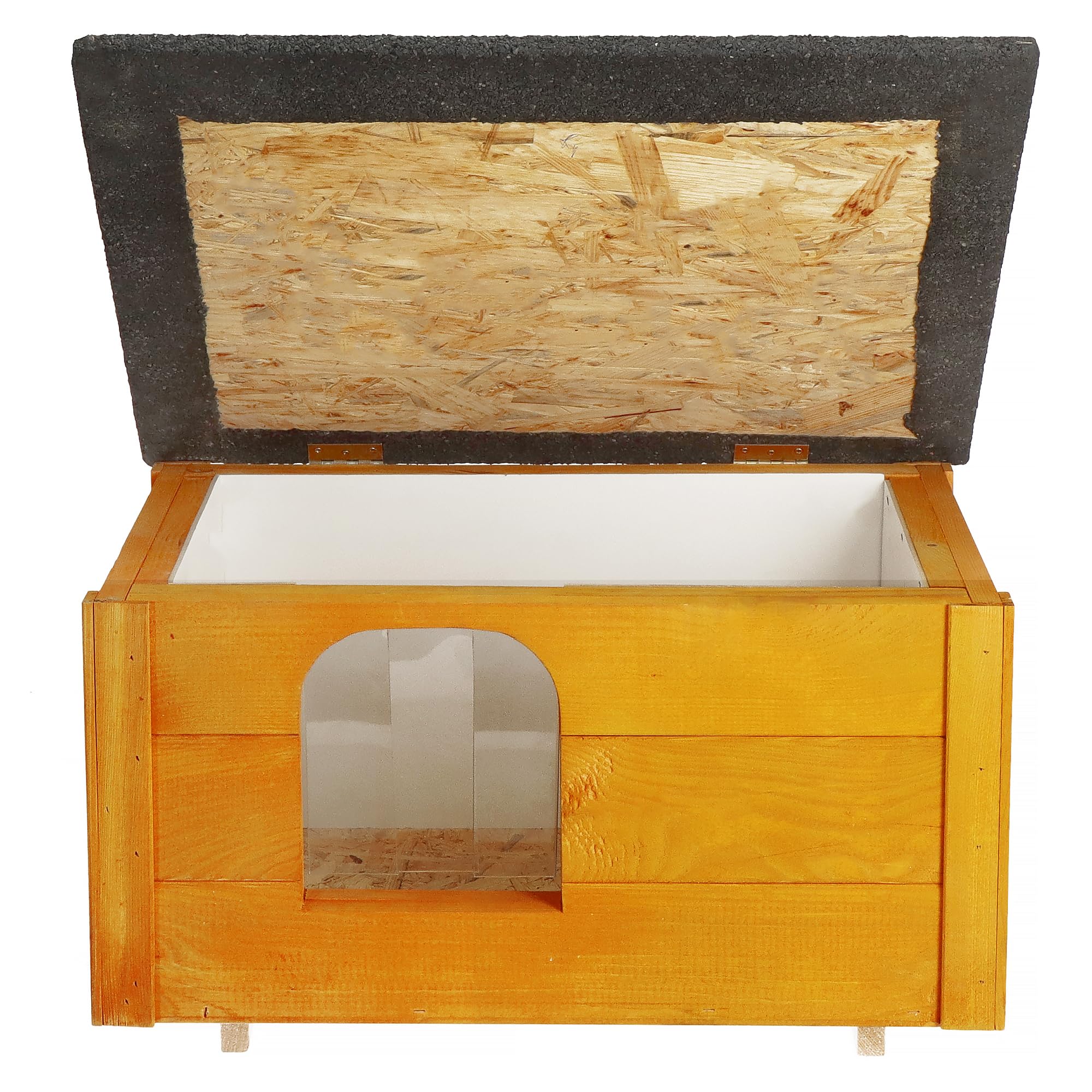 SPRINGOS Niche pour chat en bois 39 x 54 x 30 cm