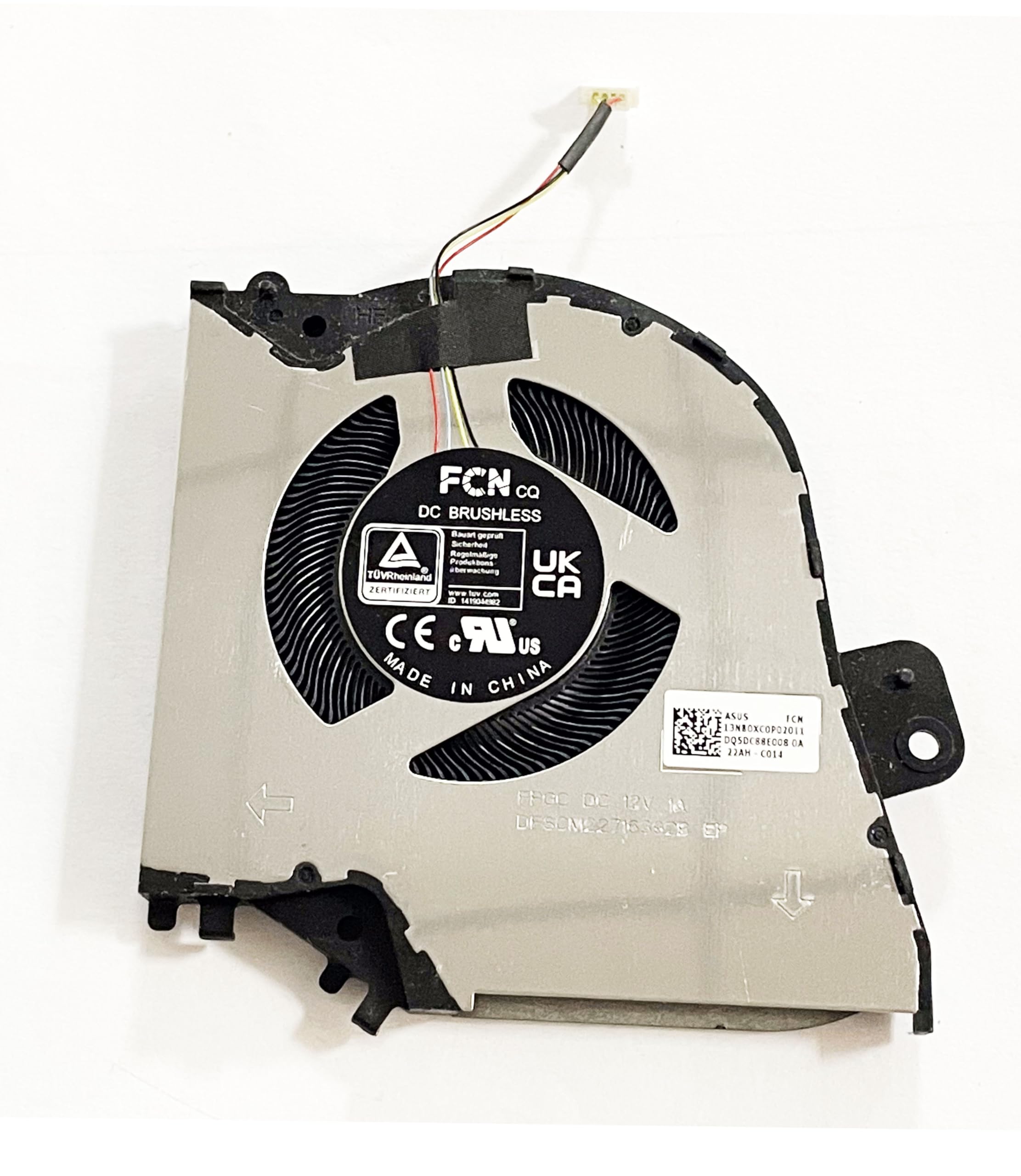 Ventilador de refrigeración de repuesto para ASUS ProArt Studiobook 16 OLED Pro H5600 W5600 H7600 W7600 W7600 Series Fan DFSCM22716392B DQ5DC88E008 DFSCK22D05883B DQ5DC88E009 FPGG D FPGC