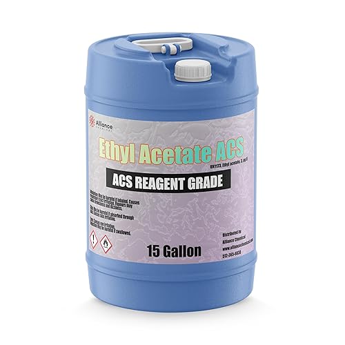 Miniatura 7 de Acetato de etilo grado ACS - Disolvente de alta pureza para uso profesional de laboratorio y analítico - Botella de 2 cuartos de galón