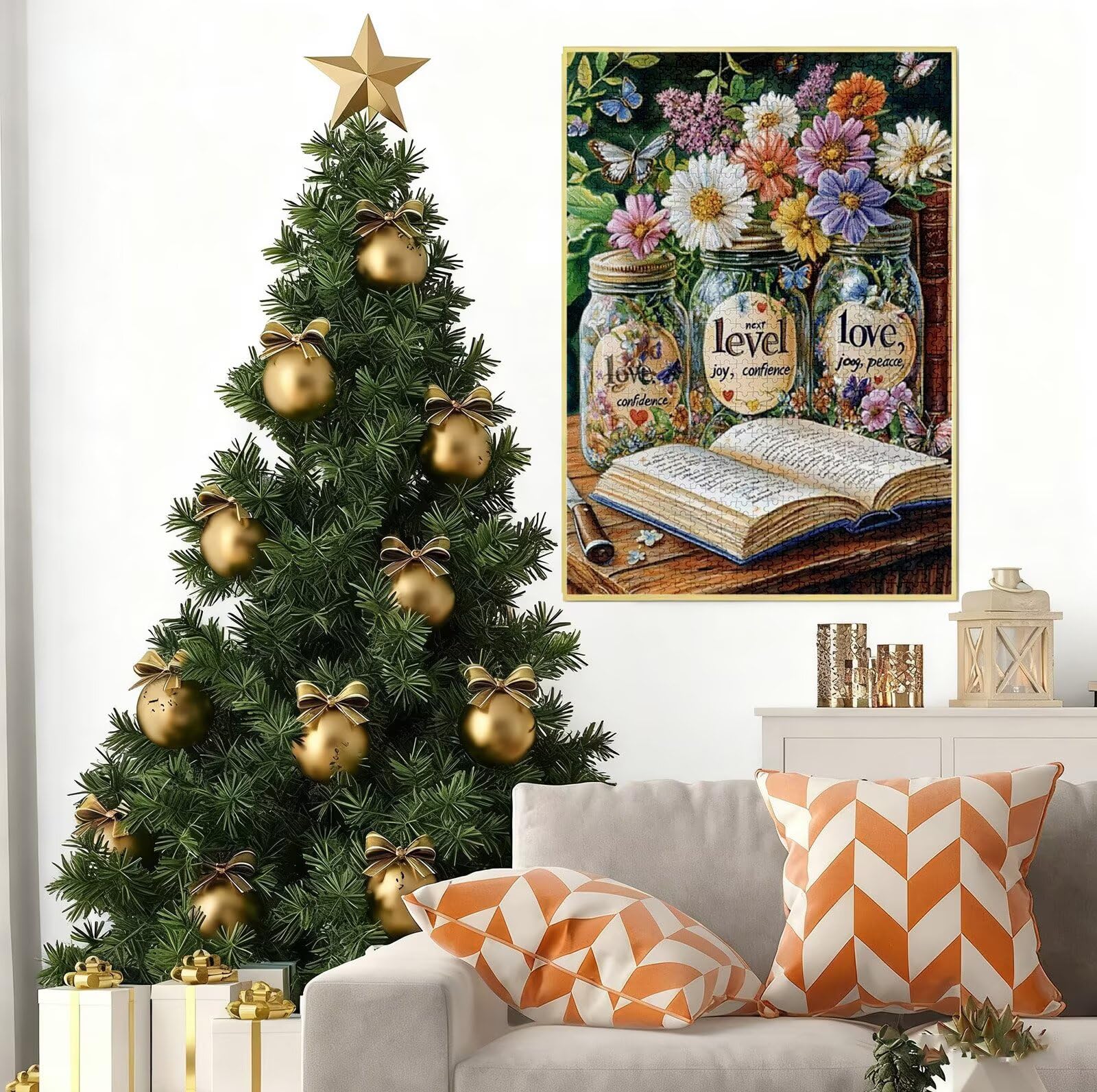Puzzle motyl 1500 elementów dla dorosłych, puzzle 1500 elementów dla dorosłych i dzieci od 14 lat, kwiat puzzle najwyższej jakości drewna z wykwintnym pudełkiem, prezent dla mężczyzn B-2641