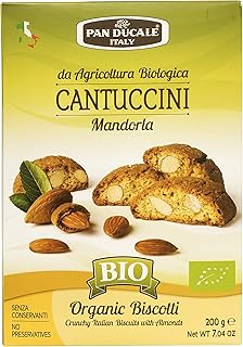 Organic Cantuccini Biscuits With Almonds, 200 gm