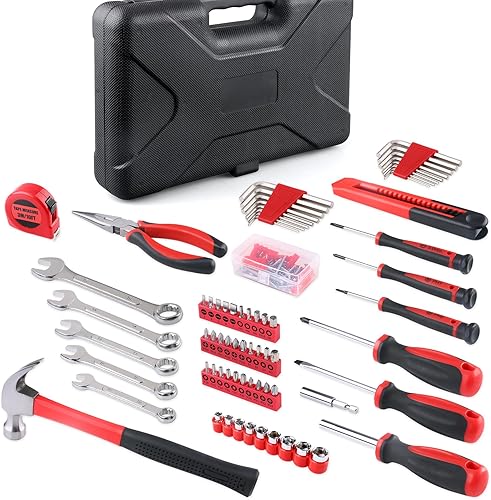 Miniatura 2 de WINNER Kit de herramientas multiusos para el hogar y el hogar de 175 piezas en caja de herramientas, perfecto para reparaciones generales del hogar