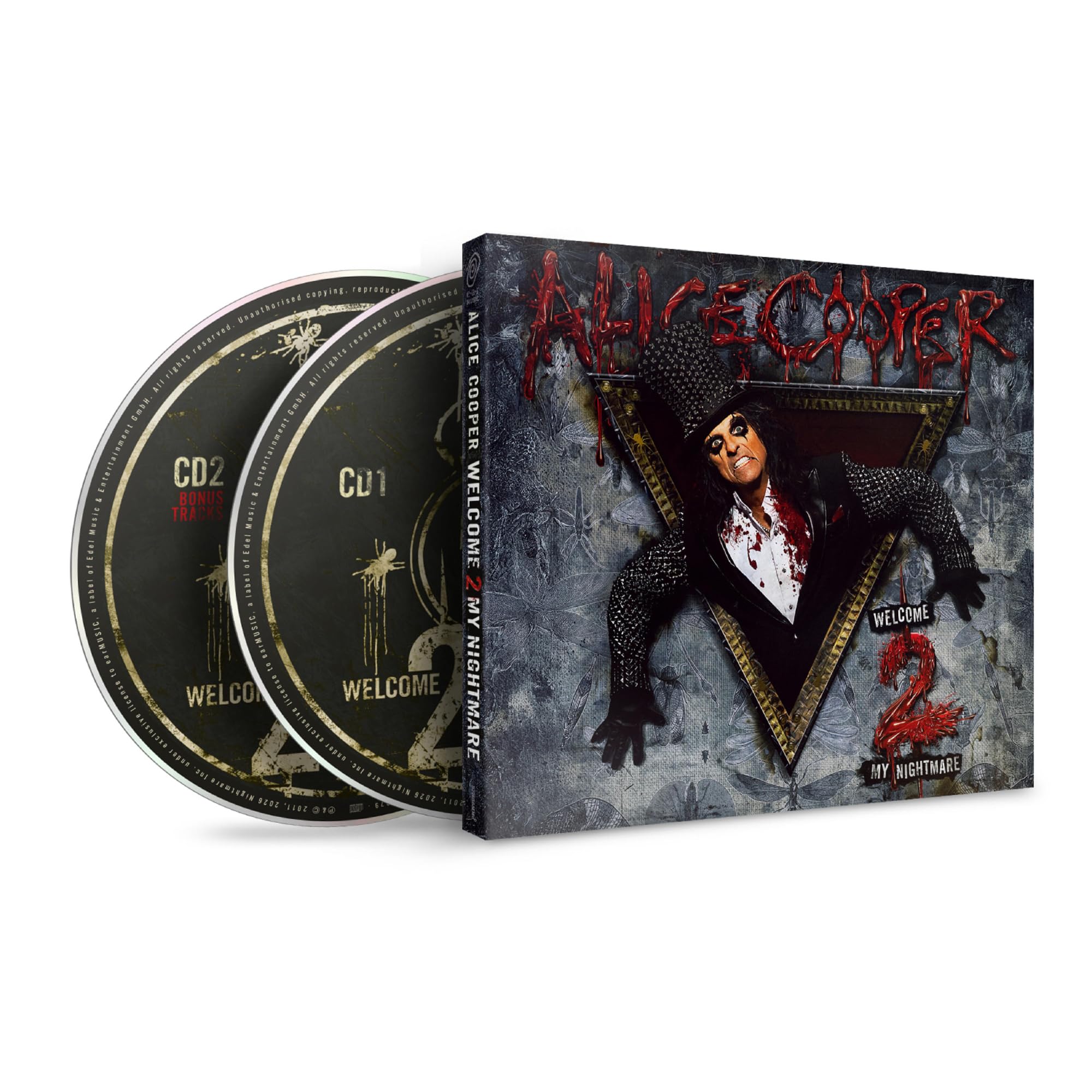 ALICE COOPER WELCOME 2 MY NIGHTMARE DOUBLE CD 2CD set in fold-out digipack () EU