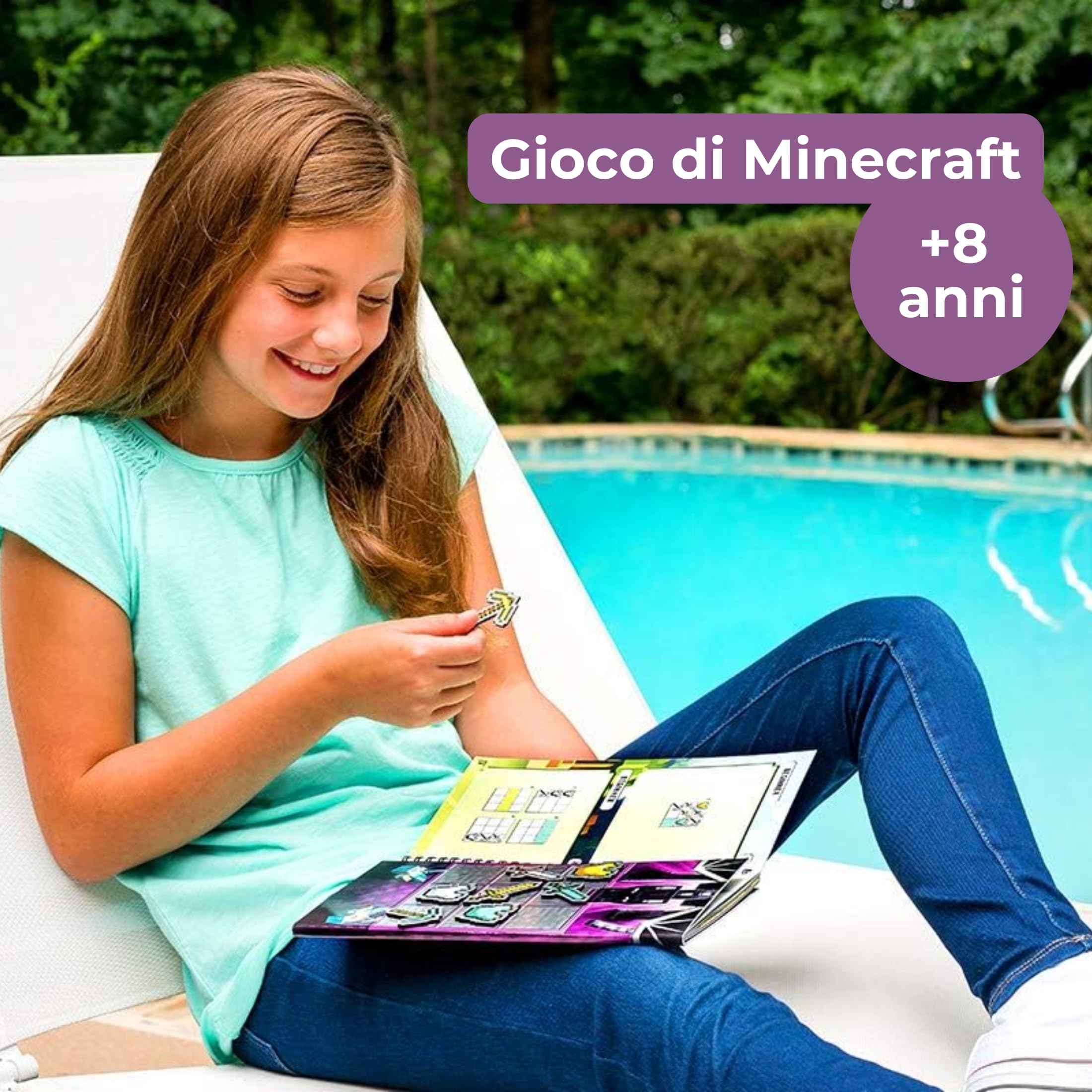 ThinkFun Minecraft 76435 - Gioco di logica da viaggio per bambini a partire dagli 8 anni, per risolvere logica e problemi, multicolore