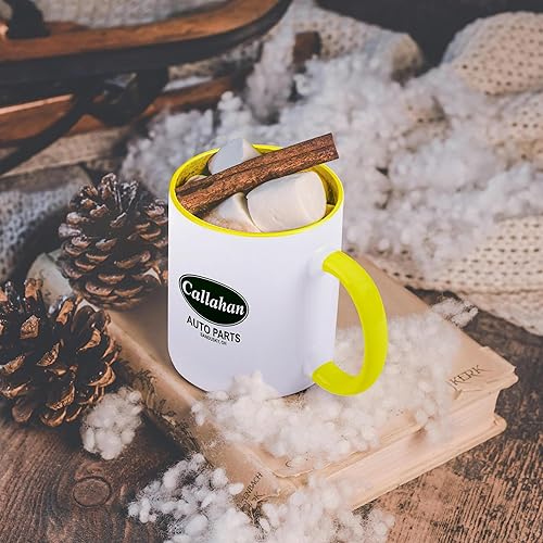 Vista 20 de 3dRose Callahan Auto Parts - Taza de cerámica, 15 onzas Blanco