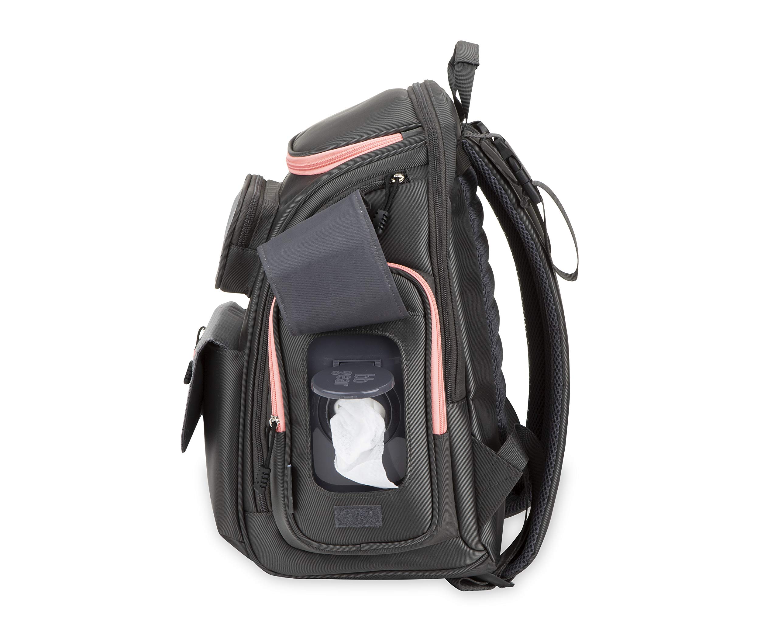 Amazon.com: Jeep Adventurers Diaper Backpack, Grey, Pink : Baby display picture 2