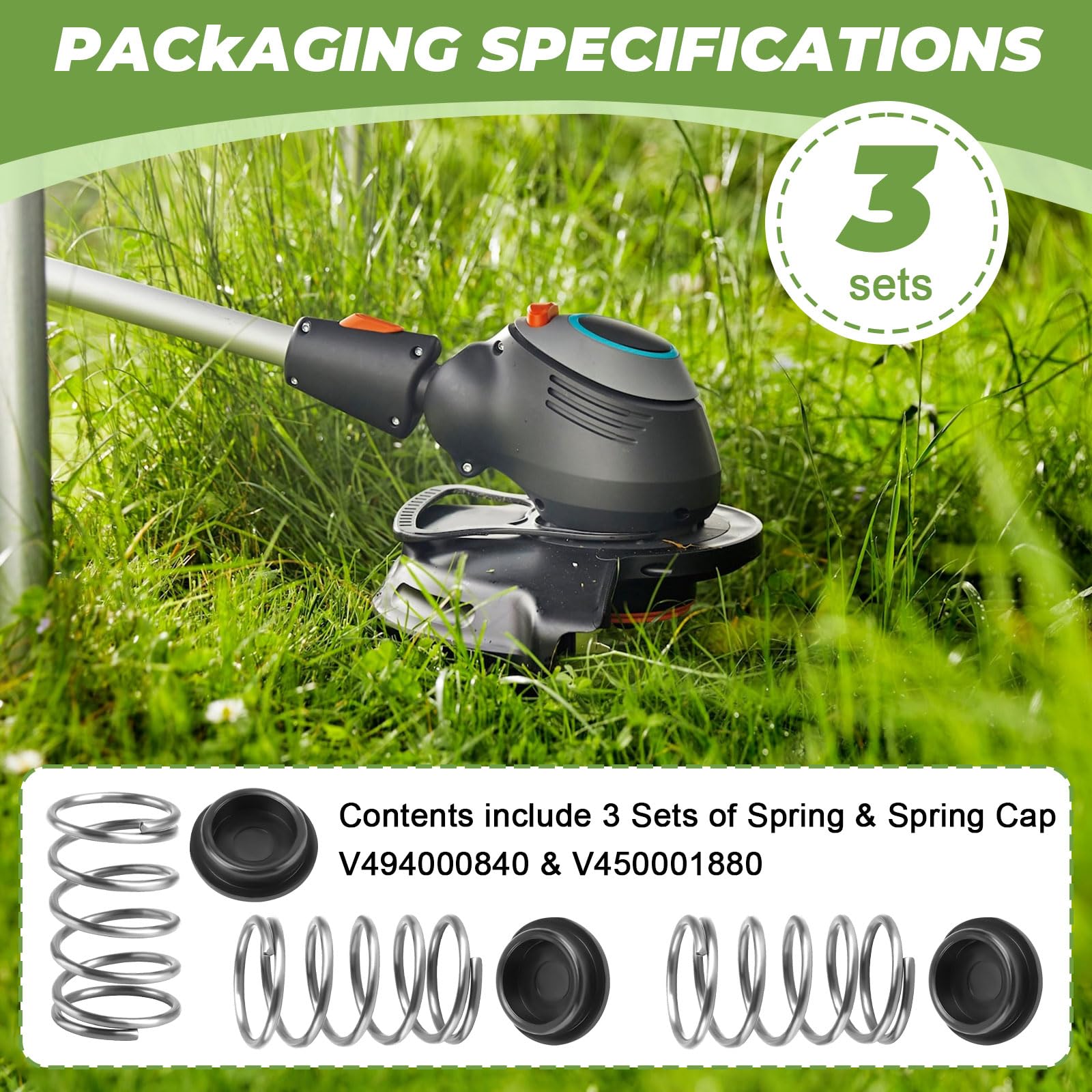 Genuine ECHO Spring & Spring Cap Kit For Speed Feed 400 450 375 Trimmer Heads