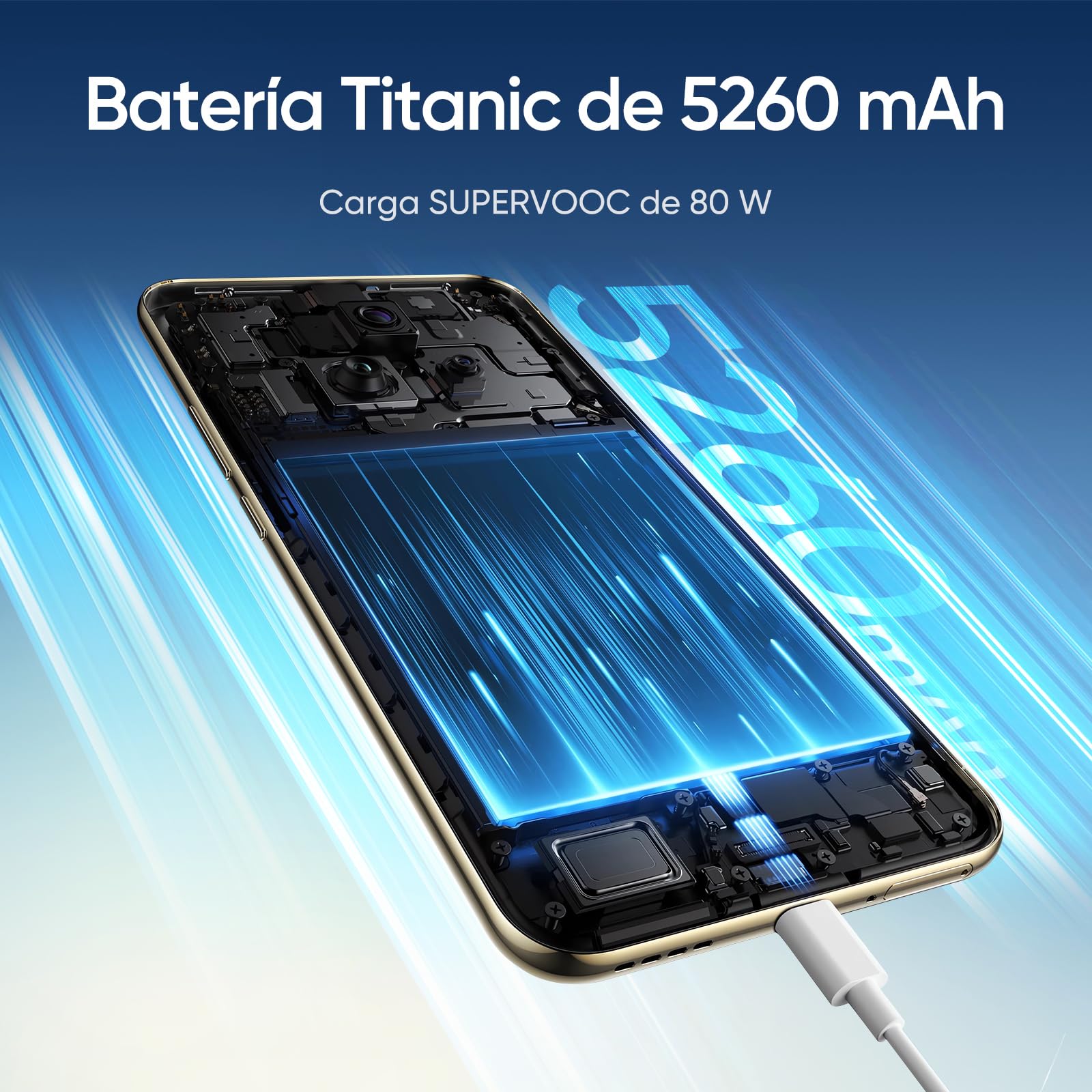 realme 14 Pro+ Android Smartphone, 8+ 256 GB, Sony IMX896 OIS-Kamera, Qualcomm Snapdragon 7s Gen 3 5G, IP69, 6,83" 120-Hz-Display, 5260-mAh-Akku, Grau (Mit Adapter)