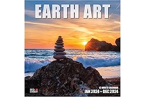 2024 Earth Art Wall Calendar | Scenic World Heritage Sites