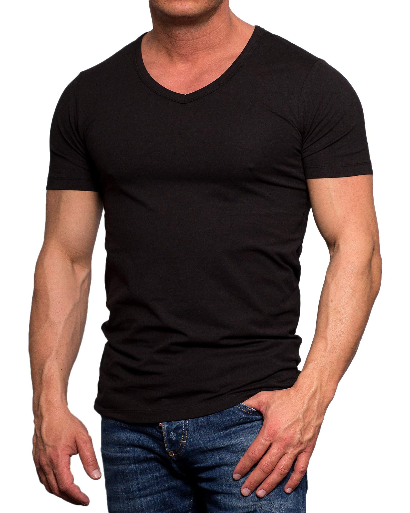 Mens Jje Basic V-Neck Tee S/S Noos T-Shirt (pack of 1)