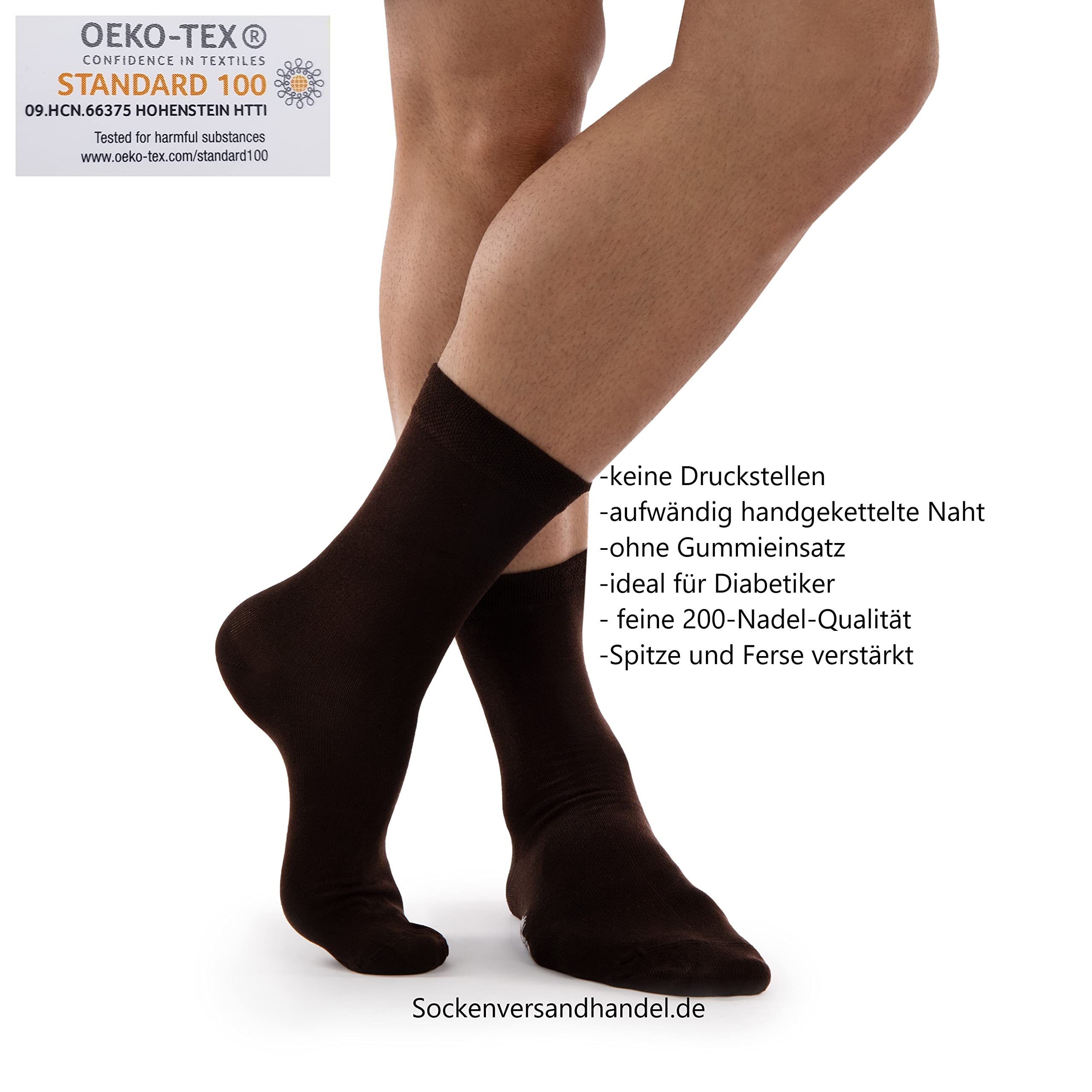 12 pares de calcetines de bambú supersuaves para él y