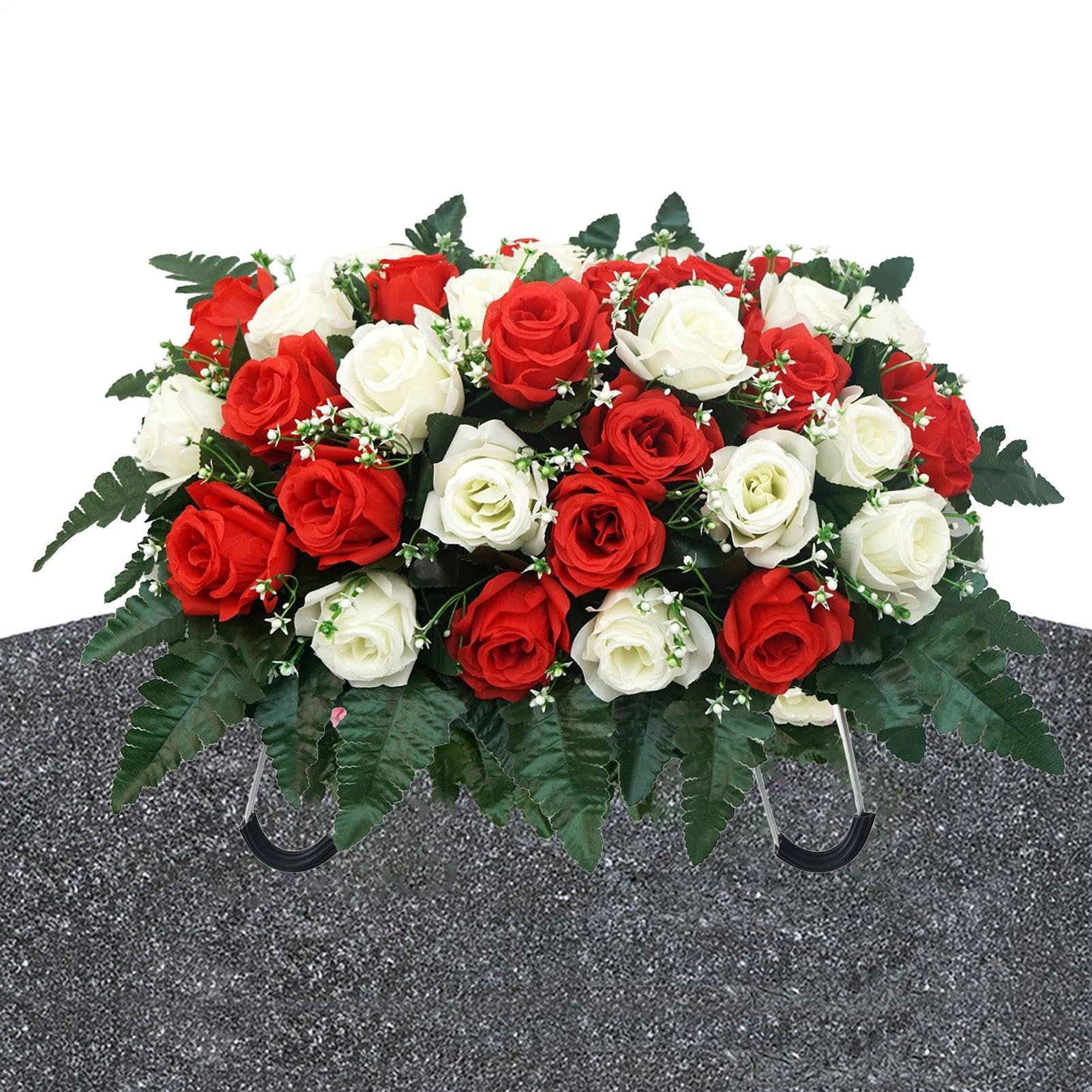 Flores de cementerio para decoración exterior en el Día de Difuntos